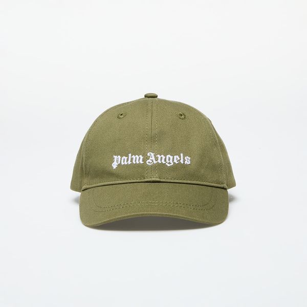 Palm Angels Kids Palm Angels Kids Logo Baseball Cap Military Green/ White I