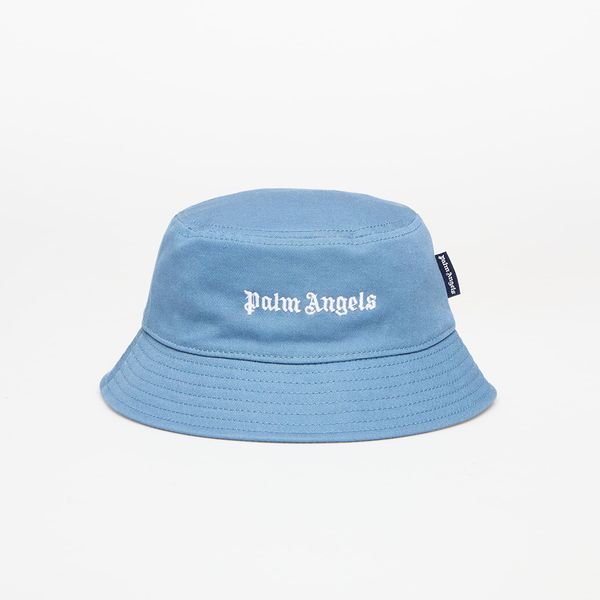 Palm Angels Kids Palm Angels Kids Logo Bucket Hat Dusty Blue/ Off White II