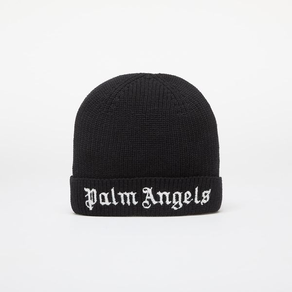 Palm Angels Kids Palm Angels Kids Logo Knit Beanie Black/ White I