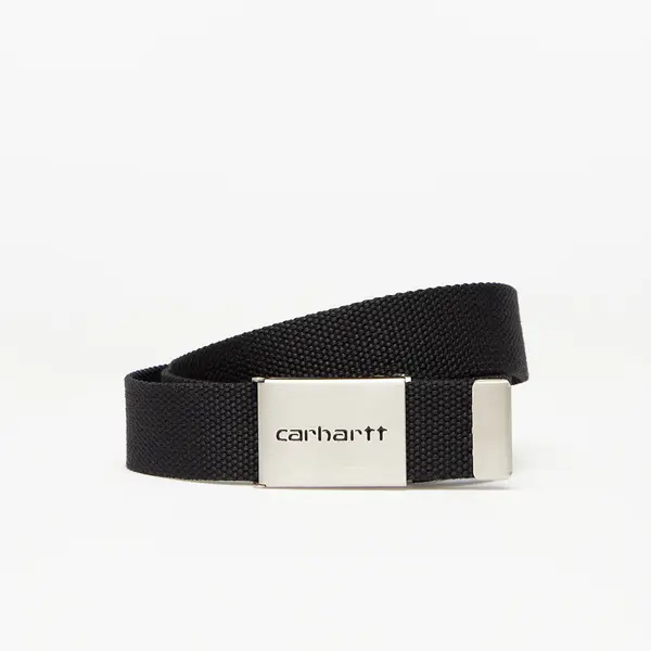 Carhartt WIP Pas Carhartt WIP Clip Belt Chrome Black Universal