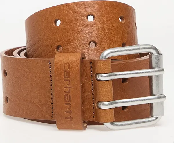 Carhartt WIP Pas Carhartt WIP Double Script Belt Cognac/ Silver M