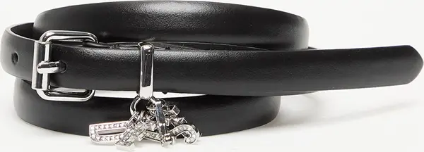 Diesel Pas Diesel Diesel Logo B-Charm-Loop Belt Black 95