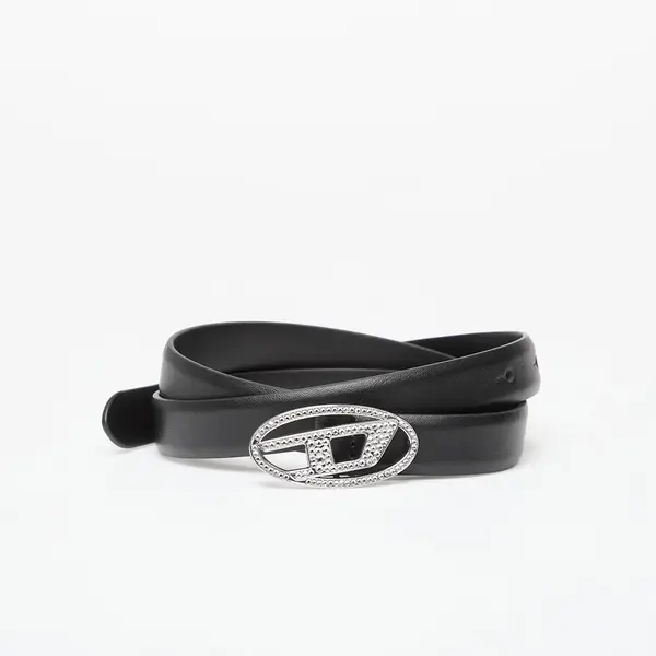 DIESEL Pas DIESEL Oval D Logo B-1Dr Strass 20 Belt Black 85
