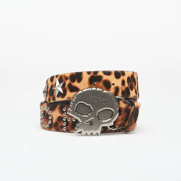PLEASURES Pas PLEASURES Leopard Studded Belt Leopard L/XL