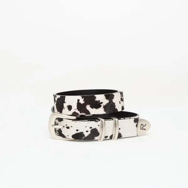 REPRESENT Pas REPRESENT Cow Hide Rodeo Belt Flat White/ Jet Black Universal