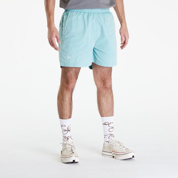 Patta Patta Acid Washed Swim Shorts Blue Radiance