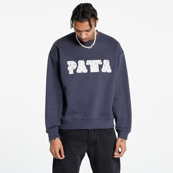 Patta Patta Homesick Boxy Crewneck Sweater Blue Nights