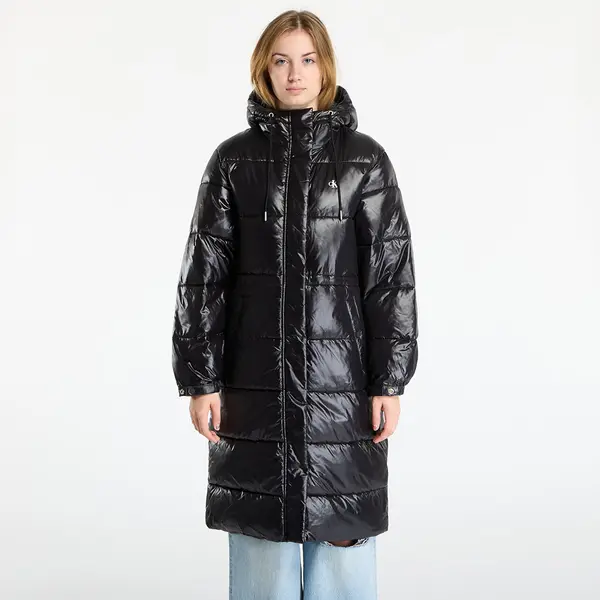 Calvin Klein Plašč Calvin Klein Jeans Shine Long Puffer Coat Black S