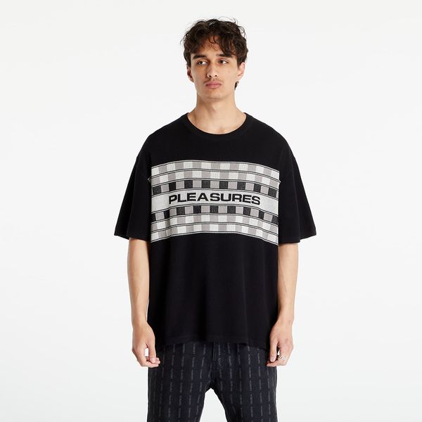 PLEASURES PLEASURES Check Knit Shirt Black