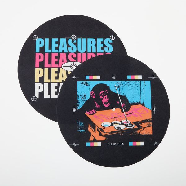 PLEASURES PLEASURES Cmyk Slipmats Black