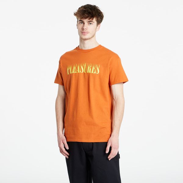 PLEASURES PLEASURES Crumble T-Shirt Texas Orange