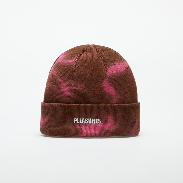 PLEASURES PLEASURES Impact Dyed Beanie Brown/ Pink