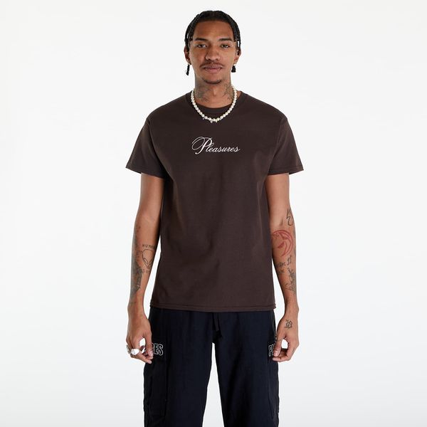 PLEASURES PLEASURES Stack T-Shirt Brown