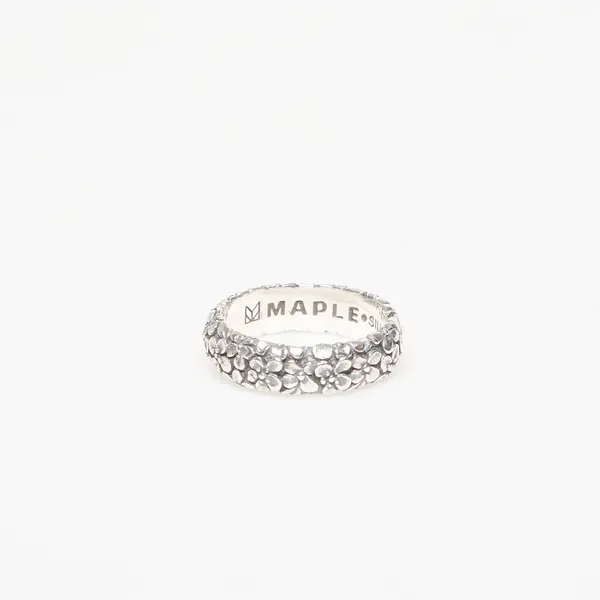 MAPLE Prstan MAPLE Floral Band Silver 925 8