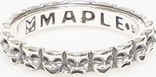 MAPLE Prstan MAPLE Laugh Now Cry Later Ring Silver 925 12