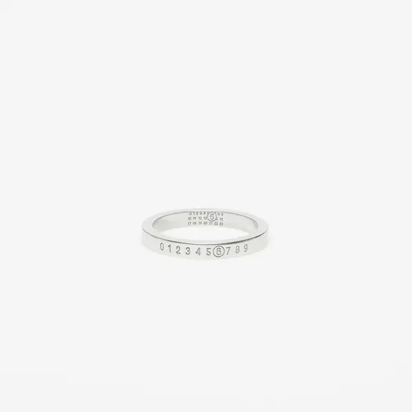 MM6 Maison Margiela Prstan MM6 Ring Brushed Palladio 7
