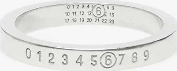 MM6 Prstan MM6 Ring Brushed Palladio 8