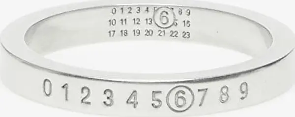 MM6 Prstan MM6 Ring Brushed Palladio 9