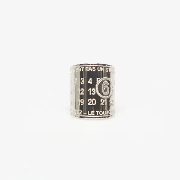 MM6 Maison Margiela Prstan MM6 Ring Palladio Polished L
