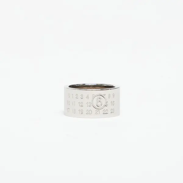 MM6 Maison Margiela Prstan MM6 Ring Polished Palladio 9