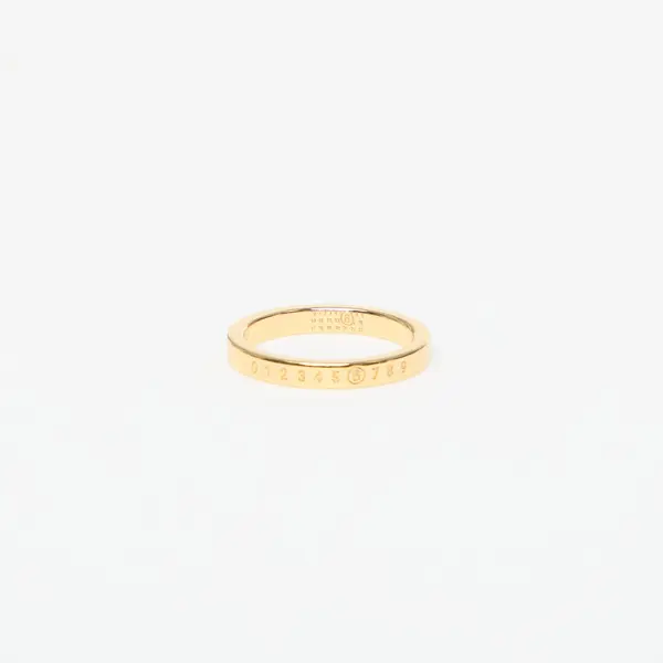 MM6 Maison Margiela Prstan MM6 Ring Yellow Gold Polished 6