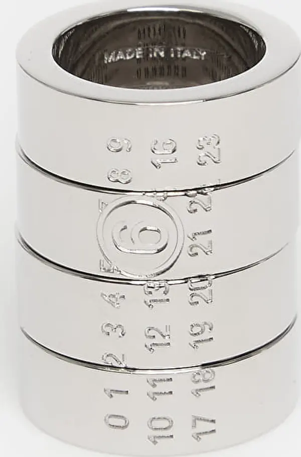 MM6 Prstan MM6 Show Ring Polished Palladio L