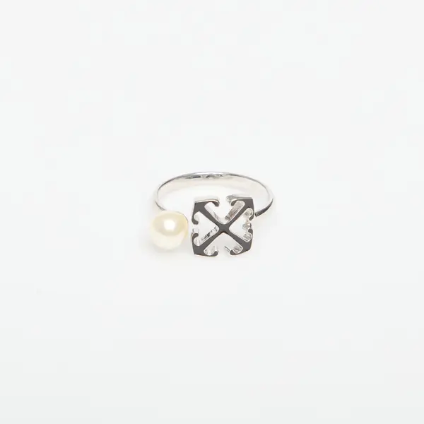 Off-White Prstan Off-White Ow Ring Silver/ Black 52