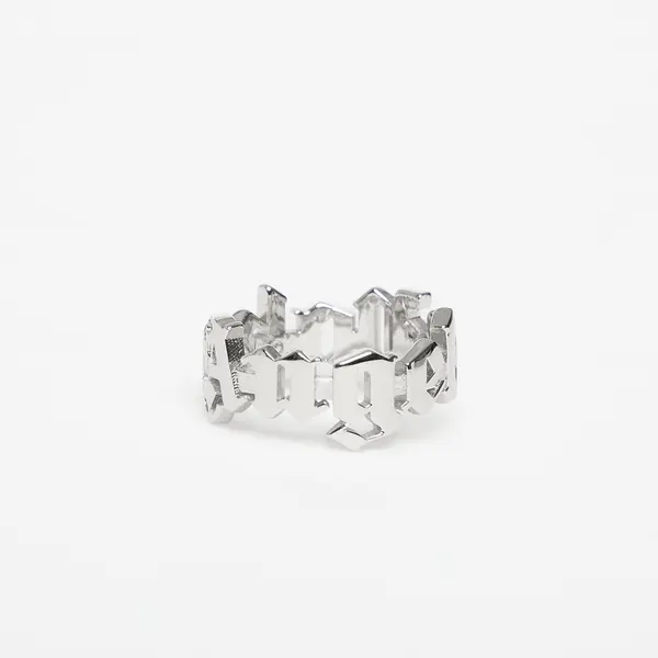 Palm Angels Prstan Palm Angels Classic Logo Rounded Ring Silver/ Silver 62