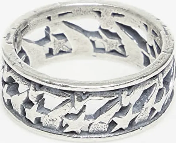 TwoJeys Prstan TwoJeys 777 Stars Bubble Ring Silver 56 mm