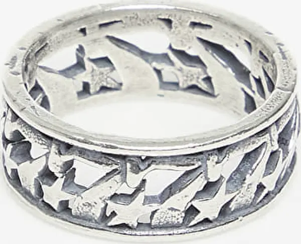 TwoJeys Prstan TwoJeys 777 Stars Bubble Ring Silver 60 mm