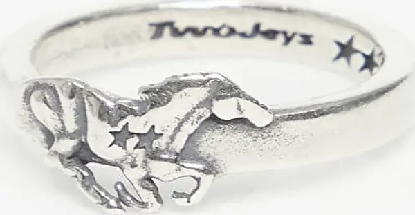 TwoJeys Prstan TwoJeys Big Icon Galloping Ring Silver 60 mm