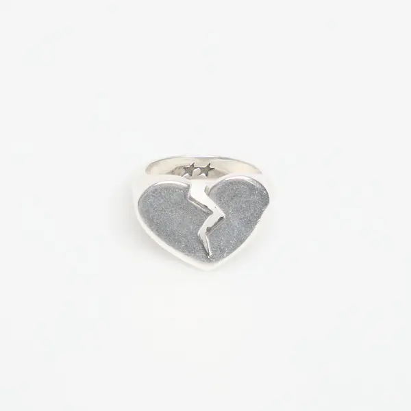 TwoJeys Prstan TwoJeys Broken Heart Ring Silver 54 mm