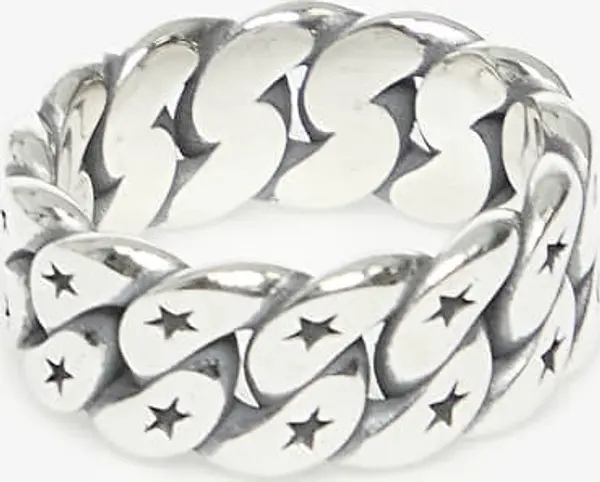 TwoJeys Prstan TwoJeys Cuban Monogram Ring Silver 58 mm