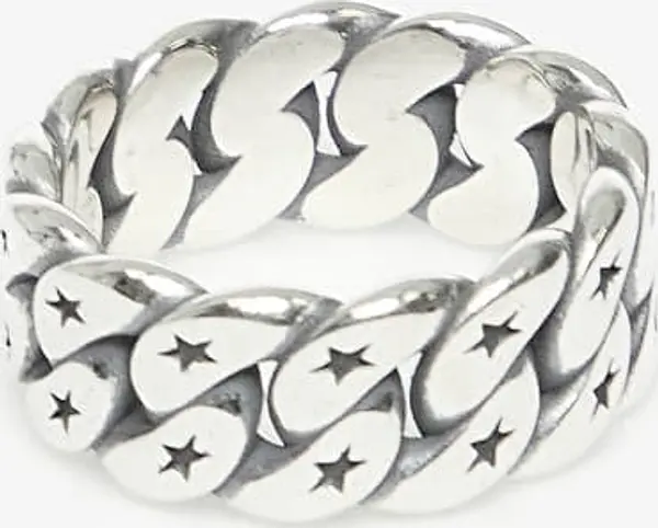 TwoJeys Prstan TwoJeys Cuban Monogram Ring Silver 60 mm