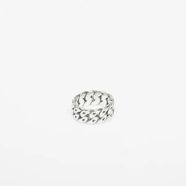 TwoJeys Prstan TwoJeys Cuban Monogram Ring Silver 64 mm