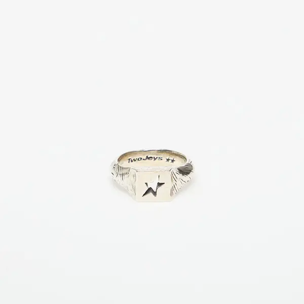 TwoJeys Prstan Twojeys Hollow Star Ring Silver 64 mm