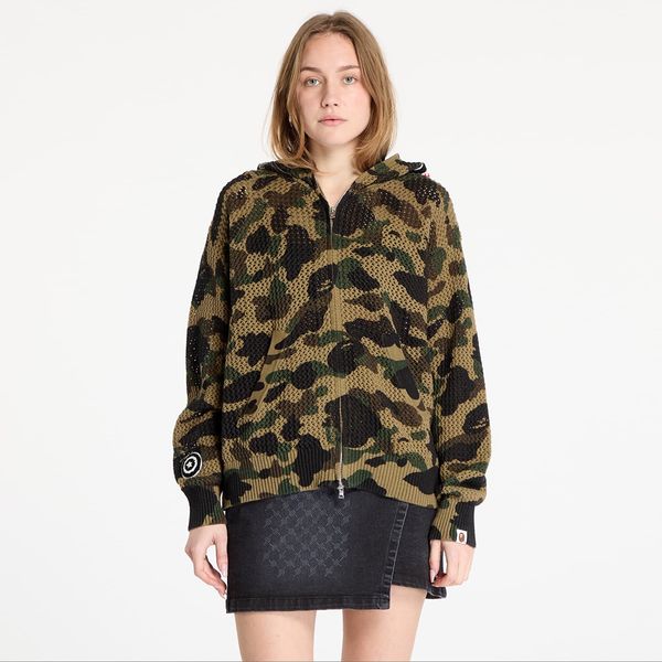 A BATHING APE Pulover A BATHING APE Knit Sweat Shirt UNISEX Green M