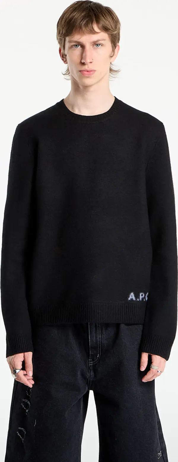 A.P.C. Pulover A.P.C. Edward Jumper Black XXL