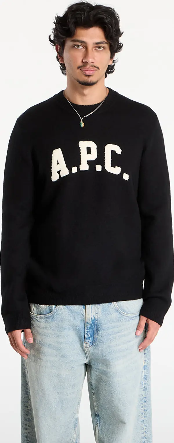 A.P.C. Pulover A.P.C. Pull Jay Black XL