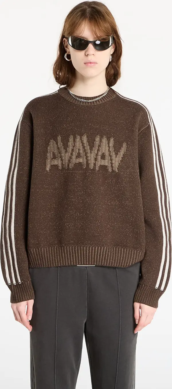 adidas Originals Pulover adidas By Avavav Knit Sweater Umber/ Blanch Brown S