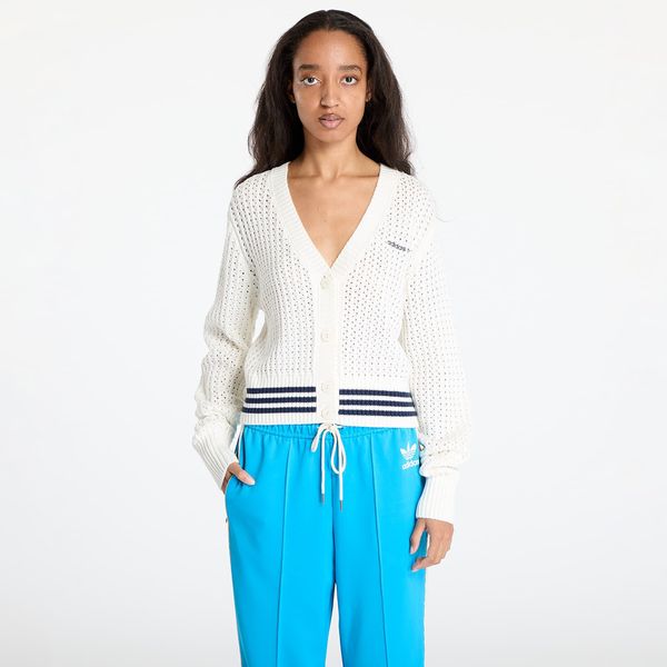 adidas Originals Pulover adidas Knit Cardigan Off White L