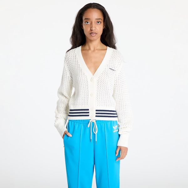 adidas Originals Pulover adidas Knit Cardigan Off White M