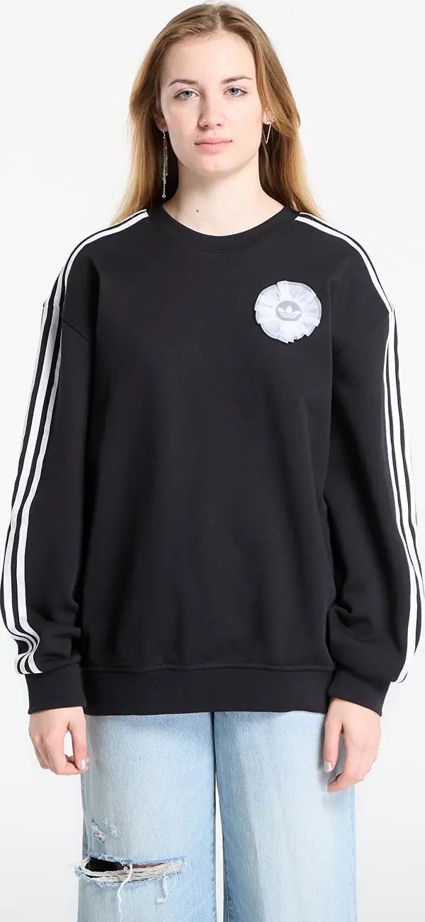 adidas Originals Pulover adidas Lace Branding Crew Sweatshirt Black M