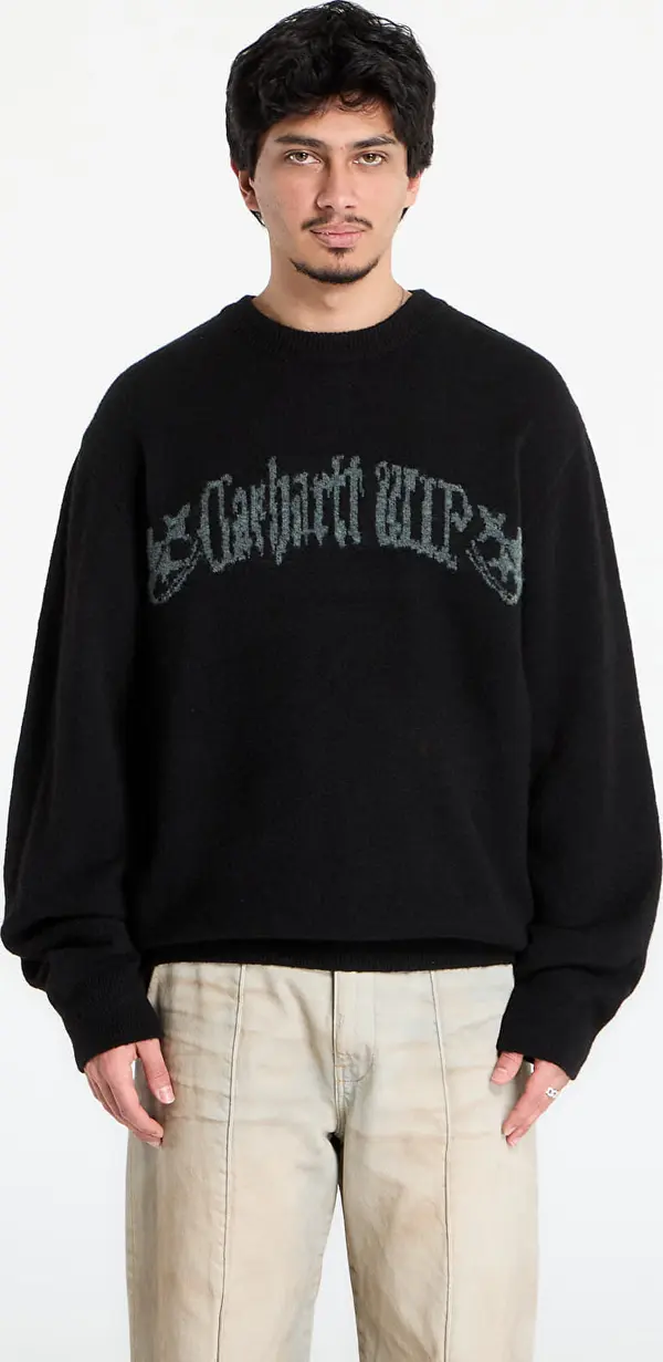 Carhartt WIP Pulover Carhartt WIP Commuting Sweater UNISEX Black M