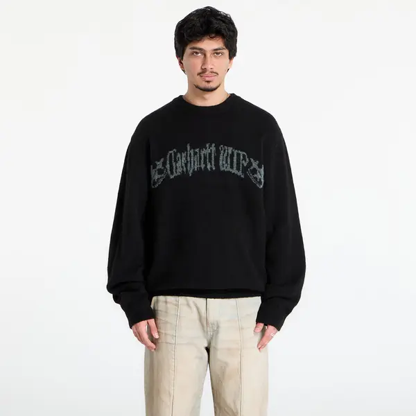 Carhartt WIP Pulover Carhartt WIP Commuting Sweater UNISEX Black XL
