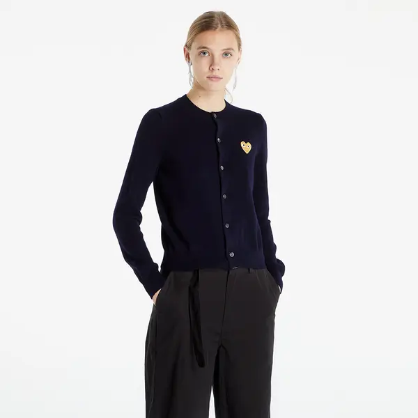 Comme des Garçons PLAY Pulover Comme des Garçons PLAY Cardigan Knit Navy S