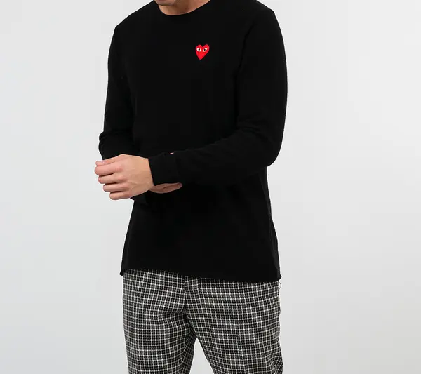 Comme des Garçons PLAY Pulover Comme des Garçons PLAY Knit Black L