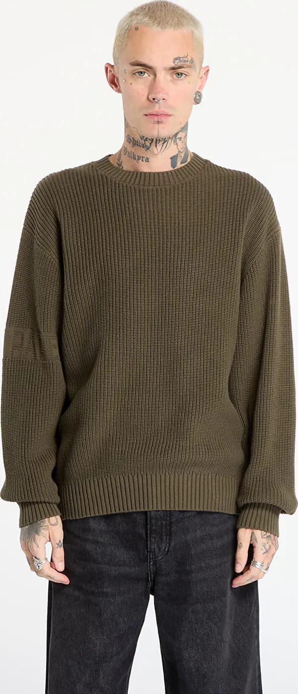 Daily Paper Pulover Daily Paper Band Knit Sweater UNISEX Rosin Green XS