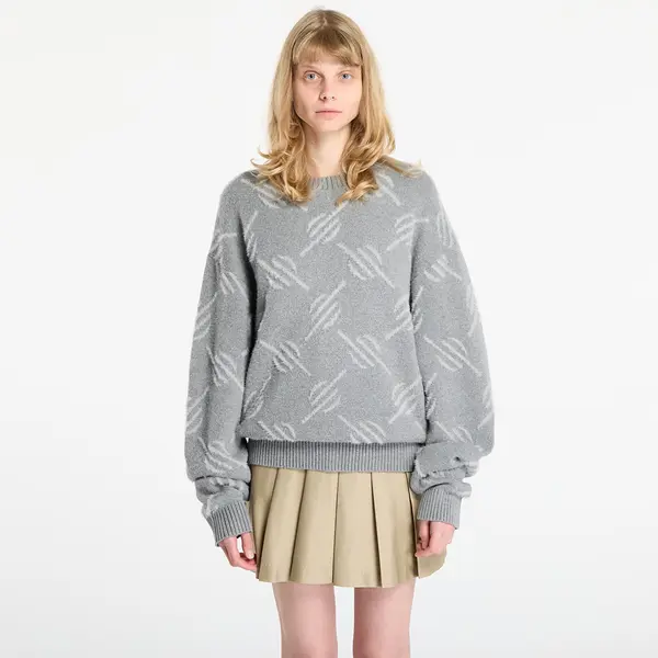 Daily Paper Pulover Daily Paper Tevin Monogram Knit Sweater Grey XS