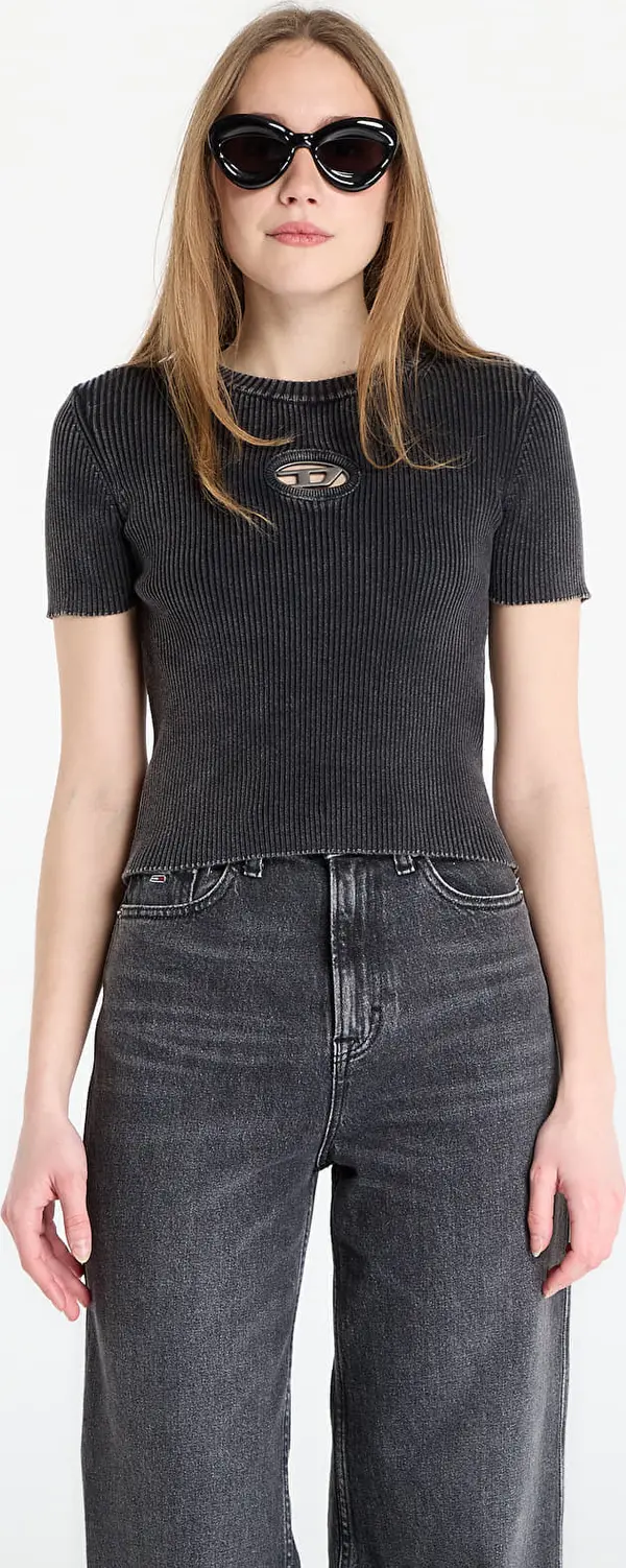 Diesel Pulover DIESEL M-Anchor-A-Ss Knitwear Black XS